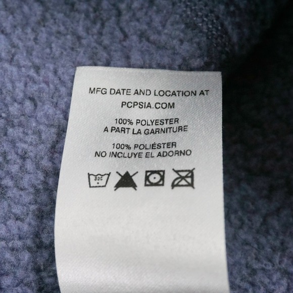 Patagonia Better Sweater Quarter Zip Fleece Purple Heather Jacket Womens Sz XS - Picture 6 of 9